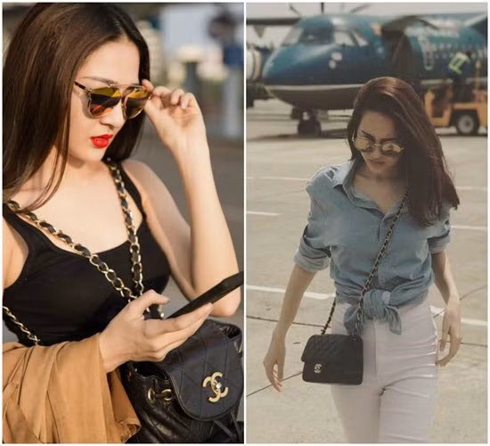 Hai mẫu túi Chanel không hề rẻ mà Bảo Anh sở hữu.