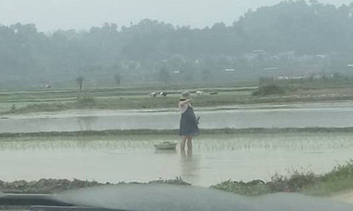 Hình ảnh được đăng tải trên mạng xã hội hôm 1.3