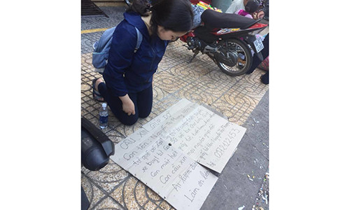 Bức ảnh gây tranh cãi trên mạng xã hội.