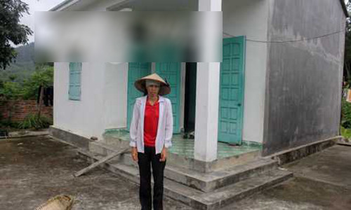 Ngôi nhà tình thương của chị Duân.