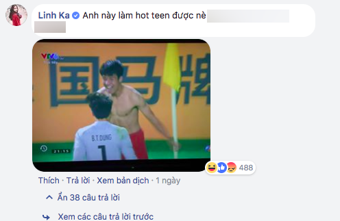 Bình luận của Linh Ka khiến cư dân mạng phản ứng khá dữ dội.