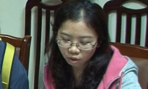 Đối tượng Nhạn tại cơ quan Công an.