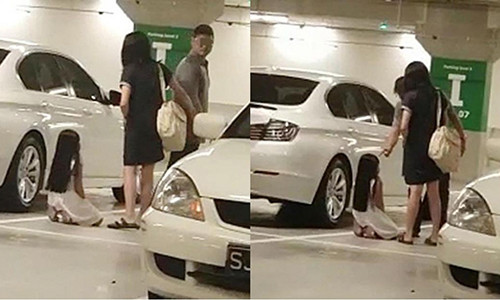 Bo bat con gai quy goi, tat toi tap vao mat gay phan no