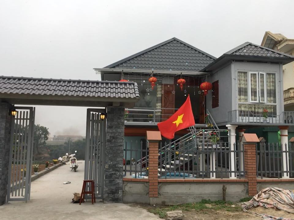 Ngôi nhà làm bằng container giá chỉ 500 triệu đồng.