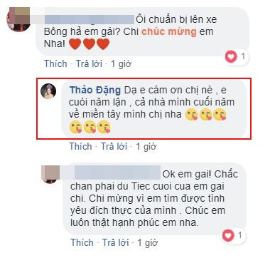 Rất nhiều người thân, bạn bè và fan đã gửi lời chúc đến Đặng Thu Thảo.