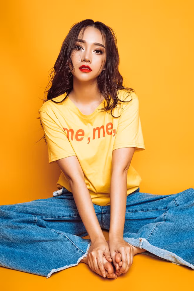 Nữ diễn viên phải xin lỗi cả ê-kíp mỗi khi bị quay lại. Ảnh: NVCC.