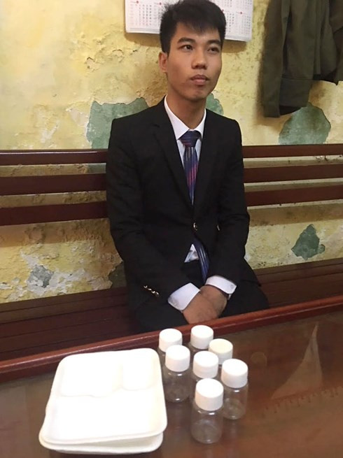 Đối tượng Nguyễn Hoàng Trung. Ảnh: VOV.