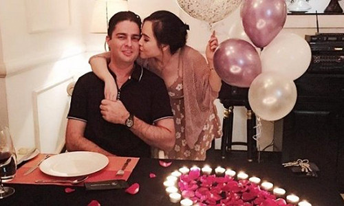 Trương Phương công khai bạn trai Tây từ năm 2016.