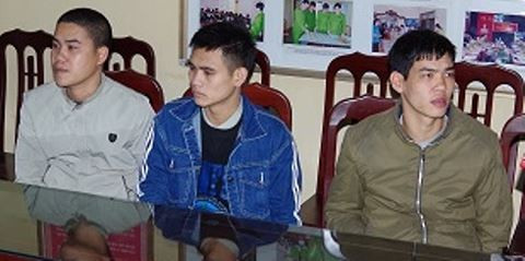 Các đối tượng chính trong ổ nhóm "cẩu tặc".