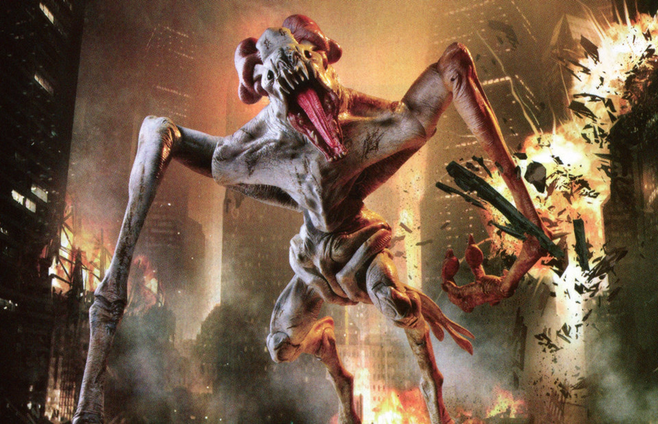 Quái vật bí ẩn (Cloverfield - 2008): Những con quái vật trong Cloverfield là những loài sinh vật bí ẩn. Không ai biết chúng đến từ đâu, mục đích của chúng là gì nhưng khi chúng xuất hiện mọi thứ chỉ còn một đống đổ nát, hoang tàn. Tạo hình của quái vật trong Cloverfield cũng kỳ quái và độc đáo chưa từng có. Thực tế, lũ quái vật chỉ muốn tìm đường ra khỏi thành phố nhưng chính con người đã sử dụng vũ trang khiến chúng trở nên hung dữ và phá nát tất cả mọi thứ.