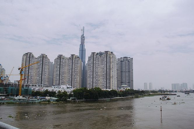 Hiện tại, nhà thầu đã cất nóc dự án tòa tháp Landmark 81.
