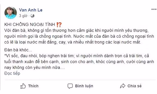 Bài viết chị Vân Anh chia sẻ được khá nhiều chị em đồng tình.