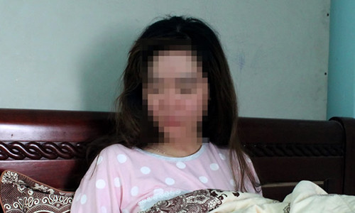 Chị A. đang rất hoảng loạn sau khi sự việc xảy ra.