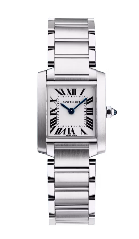 Cartier Tank Francaise có khả năng chịu nước ở độ sâu 100 feet. Giá của sản phẩm này là 105.000 USD.