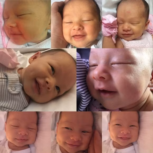 Mới đây, nữ diễn viên chia sẻ những khoảnh khắc chụp cận mặt của con gái khi cười và viết: "Hôm qua, em được 4 tuần tuổi rồi. Hai mẹ con em chăm sóc lẫn nhau vì bà ngoại, bà nội đều về nhà hết rồi. Mẹ đi đâu em đi theo đấy, đi ăn, đi vào Sài Gòn, đi ra lại Hà Nội, đi làm giấy tờ, đi khám...