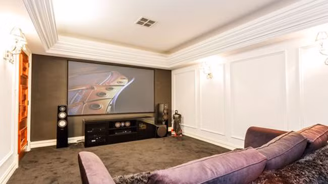 Phòng chiếu phim lớn.