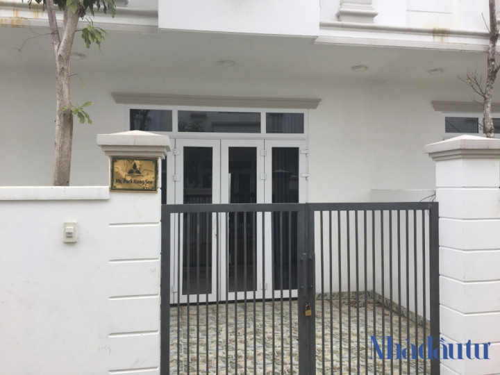 Cổng vào nhà HLV Park Hang Seo tại TP. Đà Nẵng.