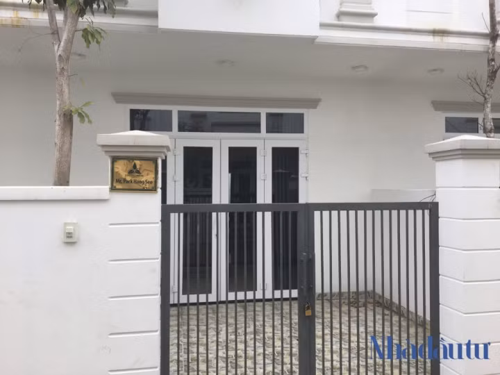 Cổng vào nhà HLV Park Hang Seo tại TP. Đà Nẵng.