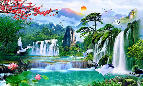 5 buc tranh phong thuy giup gia chu hut tai hut loc