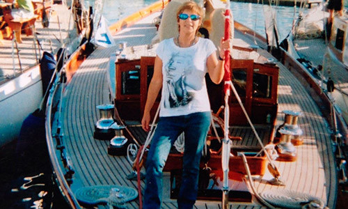 "Góa phụ đen Riviera" Patricia Dagorn. Ảnh: Paris Match.