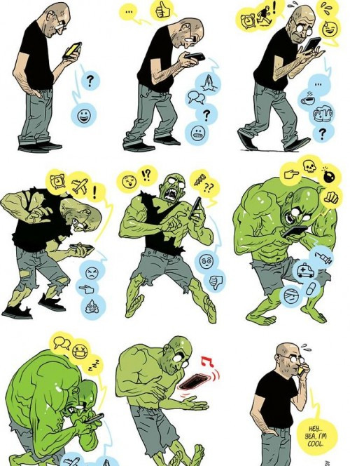 Có một con quái vật trong chúng ta, chế ngự chúng ta và nó thể hiện qua những gì chúng ta nhắn tin, chat chit, bình luận trên mạng xã hội