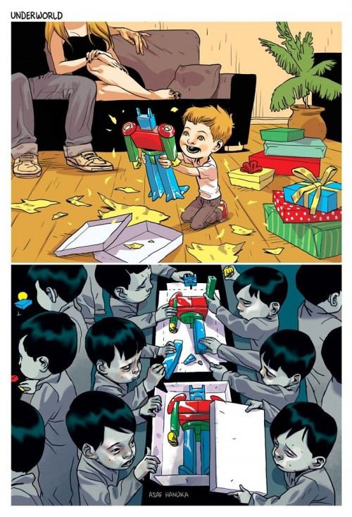 Trong khi một đứa trẻ này đang vui sướng vì nhận được món đồ chơi xa xỉ, thì ở đâu đó trên thế giới, có những đứa trẻ khác đang làm ra những món đồ chơi ấy trong môi trường rất khắc nghiệt.