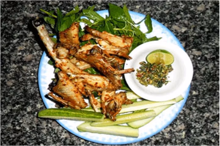 Thịt kỳ tôm vừa thơm, dai lại vừa ngọt, mang hương vị đặc trưng riêng, được xem là một loại sơn hào hải vị của núi rừng được rất nhiều thực khách ưa chuộng. (Ảnh: Báo Phú Yên)