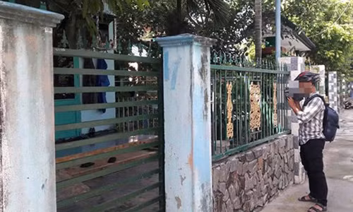 Ngôi nhà xảy ra án mạng 2 người thiệt mạng.