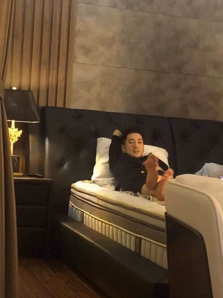 Phòng ngủ vô cùng sang trọng.