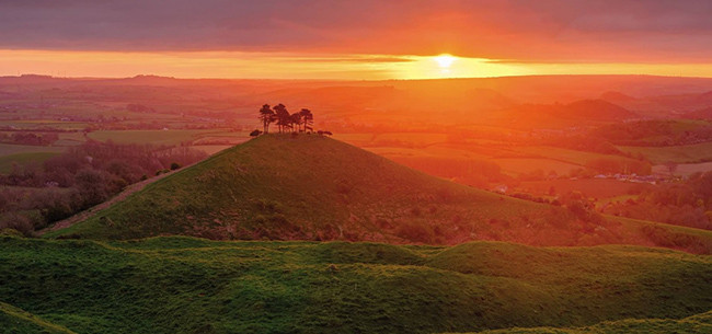 Đồi Colmer là một thắng cảnh tuyệt đẹp để nhìn mặt trời mọc.