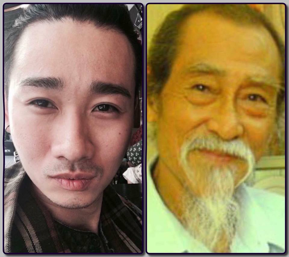 Có ai ngờ Hải Triều và nghệ sĩ Đăng Dung lại có sự “tương quan” đến bất ngờ sau khi ghép ảnh chung.