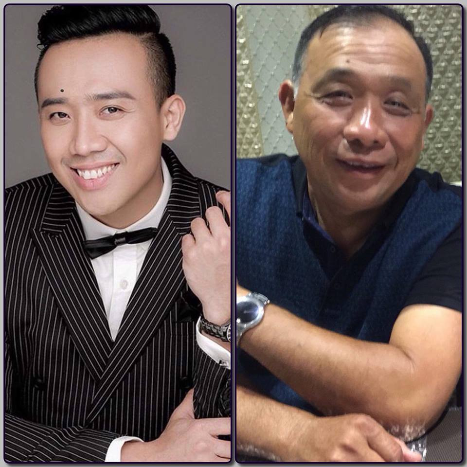 Cuối cùng là Trấn Thành, không thể “lầy” hơn khi ghép ảnh mình và phụ huynh để dự đoán nhan sắc lúc về già.