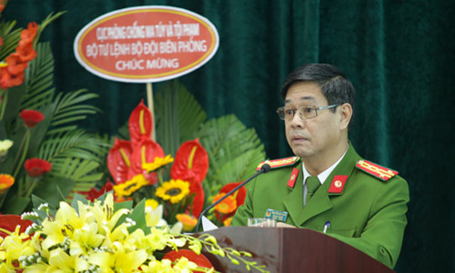 Đại tá Nguyễn Địch Nam – Phó Cục trưởng Cục Cảnh sát Điều tra tội phạm về ma túy. Ảnh: Minh Khánh