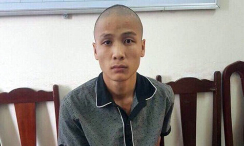 Lê Thượng Hải tại cơ quan điều tra.