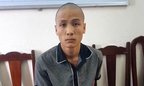 Lê Thượng Hải tại cơ quan điều tra.