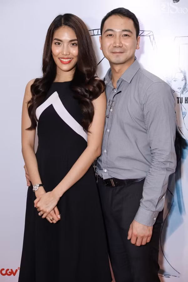 Lan Khuê sánh đôi bên ông xã tương lai đi dự sự kiện.