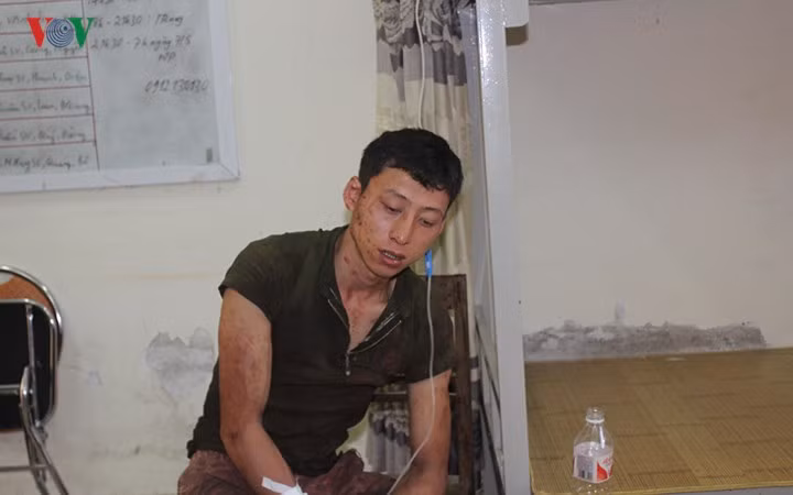 Lý Đình Khánh tại cơ quan điều tra.