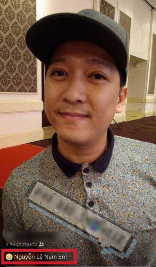 Nam Em để lại trạng thái buồn trước hình ảnh mới của Trường Giang.