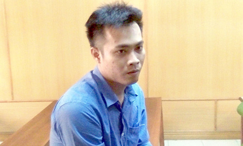 Bị cáo Trần Phú Tài tại toà.