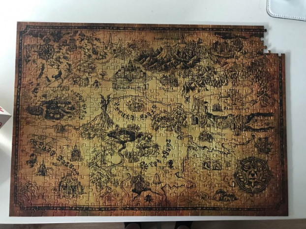 Tấm hình ghép đã "hoàn thành".