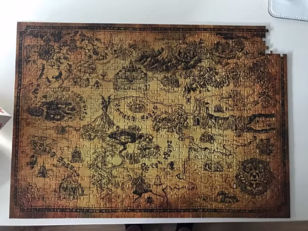 Tấm hình ghép đã "hoàn thành".