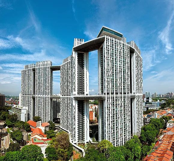 PINNACLE Singapore được biết đến với mô hình thành công của các ngôi nhà do chính phủ tài trợ cho nhân dân. Phần lớn các khu nhà ở, được gọi là HDB (Housing and Development Board), trông rất giống nhau. Tuy nhiên, một trong số đó nổi bật vì sự khác lạ. Đó là trường hợp của Pinnacle, được xây dựng vào năm 2009, tạo ra tranh cãi trong nước do chi phí cao của các tòa nhà. Nhưng thiết kế độc đáo của nó, đã trở thành tòa nhà chiến thắng của một cuộc thi với hơn 200 mục, trình bày bảy tòa nhà 50 tầng được kết nối với nhau bằng một skybridge và từ sân thượng của tòa nhà này bạn có thể quan sát thấy nhiều điểm tuyệt vời nhất của thành phố. Đây cũng được coi là tòa nhà dân cư công cộng cao nhất Singapore.