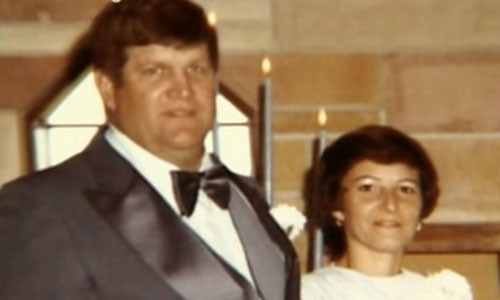 Vợ chồng Fred thuở còn mặn nồng.