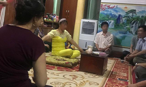 "Bà chúa" đang làm việc.