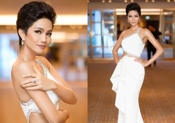 Không thể phủ nhận công sức của H'Hen Niê bởi cô rất nhiều lần đẹp không đối thủ, thần thái quyến cũ và đẹp như một nữ thần trong các thiết kế đo ni đóng giày.