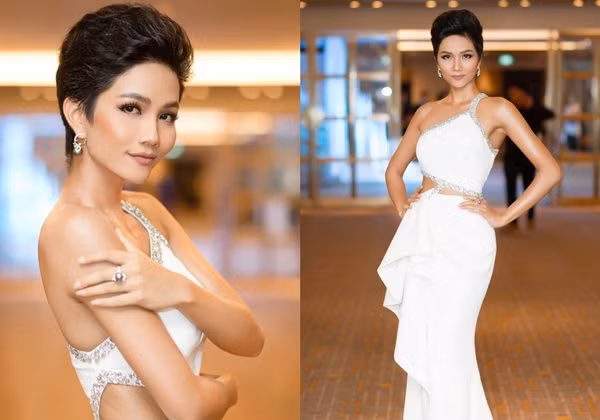 Không thể phủ nhận công sức của H'Hen Niê bởi cô rất nhiều lần đẹp không đối thủ, thần thái quyến cũ và đẹp như một nữ thần trong các thiết kế đo ni đóng giày.