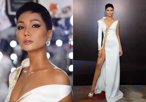 Nếu không đạo nhái, thì lại sexy quá mức, điển hình là thiết kế xẻ đùi cao ngút lên tận ngực. Trang phục tạo "sóng" dư luận. Kể từ thời điểm đó, H'Hen Niê được phong danh nàng Hoa hậu sexy nhất của nhan sắc Việt.