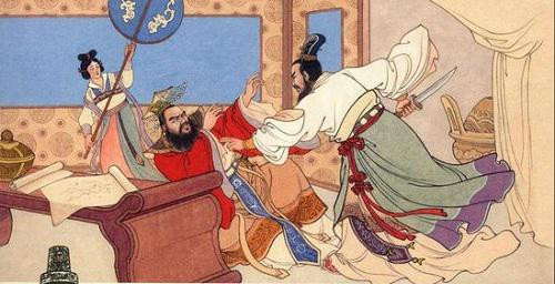 Trang mô tả cảnh Tần Thủy Hoàng bị mưu sát. Ảnh: Ttufo