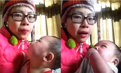 Bella rao bán con trai trên mạng xã hội - Ảnh cắt từ clip