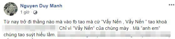 Duy Mạnh cũng cho rằng cũng vì chuyện này mà hai anh em suýt hiểu lầm.